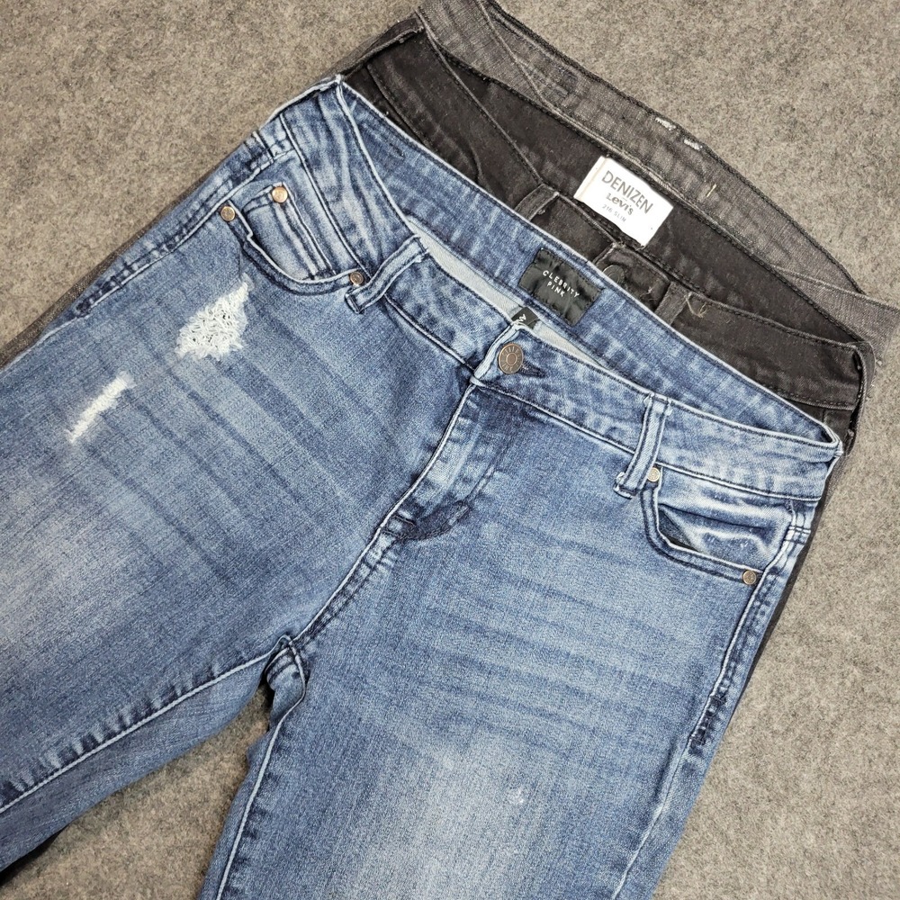 Levis Jeans Women 5 & 9 Denim Distressed Streetwear Grunge Slim Raw Hem MIX LOT